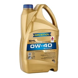 Ravenol SHL 0W-40 4l Engine oil 1111127-004-01-999 BMW: 5 Saloon, 3 Saloon, 1 Hatchback, VOLKSWAGEN: Golf 5, Golf 7, Polo V Hatchback