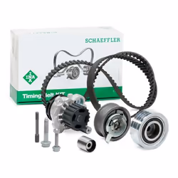 Water Pump + Timing Belt Kit; INA; 25; for VOLKSWAGEN, SEAT, AUDI, SKODA, VW; 036109244K, 038109119M, 038109119R, 038109243, ...