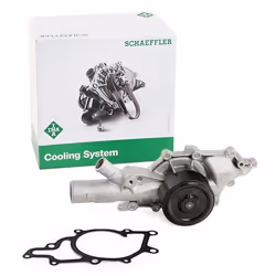 Water pump; INA; with gasket/seal Mechanical for V-ribbed belt use; for MERCEDES-BENZ; 6462000301, A6462000301