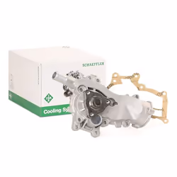 Water pump; INA; with gasket/seal for V-ribbed belt use; for VAUXHALL, OPEL, CHEVROLET; 25192709, 25193406, 55561623, 5557901 ...