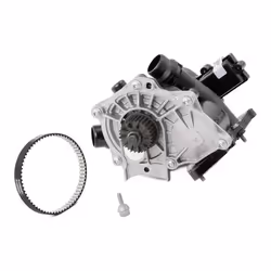 INA 538 0360 10 Water pump with belt pulley with gasket/seal with thermal management module with housing for timing belt drive AUDI: A3 Convertible