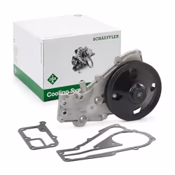 Water pump; INA; with belt pulley for v-belt use; for RENAULT; 7701462145, 7701462491, 7701463377, 7701466419, 7701462145