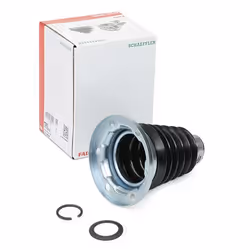 CV Boot; FAG; Thermoplast with flange; for VOLKSWAGEN, AUDI, SKODA, SEAT, VW; 191498201, 191498201B, 1K0498201