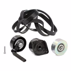 INA 529 0314 10 V-ribbed belt set Check alternator freewheel clutch & replace if necessary BMW: 5 Touring, 3 Touring, 6 Coupe