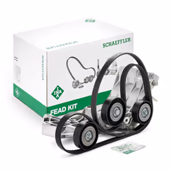 V-ribbed belt set; INA; Check alternator freewheel clutch & replace if necessary; for MERCEDES-BENZ; 0009932096, 0019933096, ...