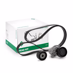 V-ribbed belt set; INA; Check alternator freewheel clutch & replace if necessary; for RENAULT, VAUXHALL, OPEL, NISSAN; 117200 ...