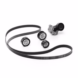 V-ribbed belt set; INA; Check alternator freewheel clutch & replace if necessary; for MERCEDES-BENZ; 0029933296, 0029935496, ...