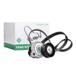 INA 529 0375 10 V-ribbed belt set Check alternator freewheel clutch & replace if necessary VOLVO: V70 3, XC60 I, V60 I
