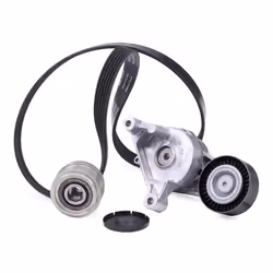 INA 529 0468 20 V-ribbed belt set with freewheel belt pulley VOLKSWAGEN: Golf 5, Touran I, Caddy 3, SKODA: Octavia II Hatchback, Octavia 2 Combi