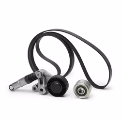 V-ribbed belt set; INA; with freewheel belt pulley; for AUDI, VW; 0125130707, 059145201D, 059145201F, 059145201H, 059903119G