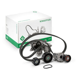 INA 529 0369 30 Water Pump + V-Ribbed Belt Kit Check alternator freewheel clutch & replace if necessary BMW: 3 Convertible, 3 Saloon, 1 Hatchback