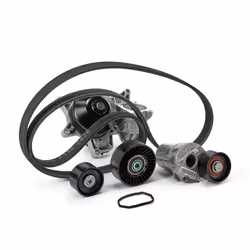 INA 529 0369 30 Water Pump + V-Ribbed Belt Kit Check alternator freewheel clutch & replace if necessary BMW: 3 Convertible, 3 Saloon, 1 Hatchback