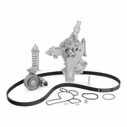 INA 529 0297 30 Water Pump + V-Ribbed Belt Kit Check alternator freewheel clutch & replace if necessary VAUXHALL: Corsa Mk2