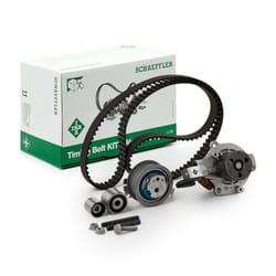 INA 530 0699 30 Water Pump + Timing Belt Kit switchable water pump 25 VOLKSWAGEN: Golf 7, SKODA: Octavia 3 Combi, SEAT: Leon III ST