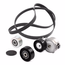 INA 529 0518 20 V-ribbed belt set with freewheel belt pulley FORD: S-Max Mk1, MONDEO 4 Turnier, MONDEO 4, LAND ROVER: Freelander 2 Off-Road