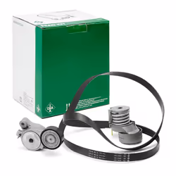 V-ribbed belt set; INA; with freewheel belt pulley; for VOLKSWAGEN, SEAT, SKODA, VW; 03C145276B, 03C145299A, 03C145299AC, 03C ...