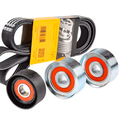 Pulley Kit, v-ribbed belt; INA; for VOLVO; 31401452, 31460388, 31686792
