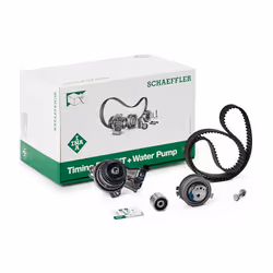 Water Pump + Timing Belt Kit; INA; switchable water pump 25; for SEAT, VOLKSWAGEN, SKODA, AUDI, VW; 04B109244B, 04B121011D, 0 ...