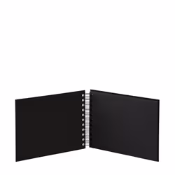 Rössler S.O.H.O. photo album Black 40 sheets 195 x 145 Spiral binding