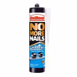 Unibond 1966745 No More Nails Waterproof Interior / Exterior - Solvent Free 300ml