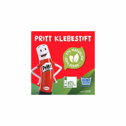 Pritt Klebestift, sicherer und kinderfreundlicher Bastelkleber f?r Kunst und Bastelarbeiten, starker Kleber f?r Schule & B?robedarf, 4x22g Pritt Stift
