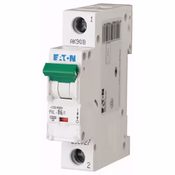 Eaton PXL-B6/1, Miniature circuit breaker, Type B, IP20, 230 V