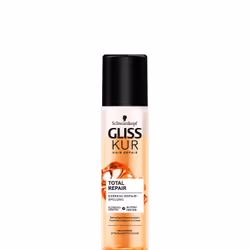 Schwarzkopf Gliss Kur Total Repair Express-repair-spülung, Women, Brittle hair, Dry hair, All colours, Shine, 200 ml, Spray