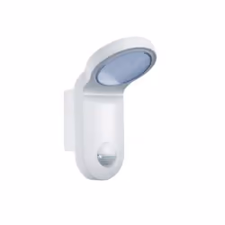 ESYLUX AOL 100 LED 3K, Outdoor wall lighting, White, Aluminium, Plastic, IP55, Facade, II