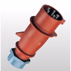 MENNEKES 21428, 5P, 6 h, Blue, Red, IP44, 400 V, 32 A