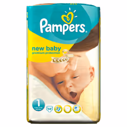 Pampers Newborn, Boy/Girl, 2 kg, 5 kg, Multicolour, Petrolatum, Stearyl Alcohol, Paraffinum Liquidum, Aloë Barbadensis Bladex ...
