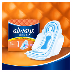 Always Classic Normal Pads With Wings - 10 Pads