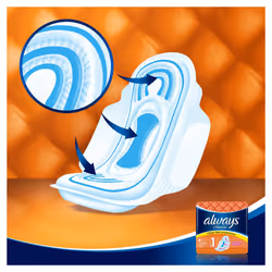 Always Classic Normal Pads With Wings - 10 Pads