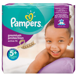Pampers Premium Protection 81554478 disposable diaper Boy/Girl 5+ 124 pc(s)