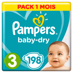 Pampers Active Baby-Dry 81657823, Boy/Girl, Tape diaper, 6 kg, 10 kg, Multicolour, Velcro