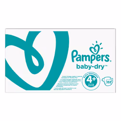 Pampers Active Baby-Dry 81657829, Boy/Girl, Tape diaper, 10 kg, 15 kg, Multicolour, Velcro