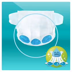 44 Pampers Baby Dry Nappies  ~  Size 4  ~  9-14kg