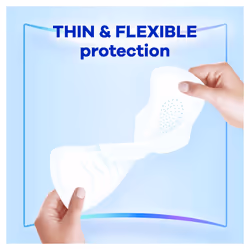 Infinity FlexProtect Pads Long (Size 2) Sanitary Towels Wings 66 Pads, Up to Zero Feel, Up to Zero Leaks, Thin and