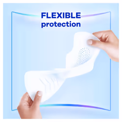 Infinity FlexProtect Pads Normal (Size 1) Sanitary Towels Wings 72 Pads, Up to Zero Feel, Up to Zero Leaks, Thin and Flexible Protection, Always'