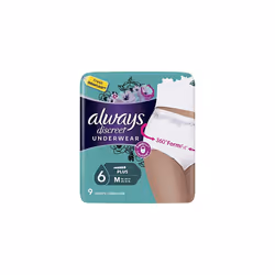 Always Discreet Incontinence Pants for Women, 18 High Absorbency Pants