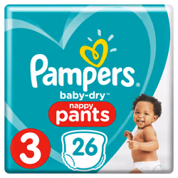 Pampers 81666620 disposable diaper Boy/Girl 3 26 pc(s)
