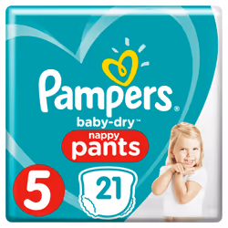 Pampers 81666624 disposable diaper Boy/Girl 5 21 pc(s)