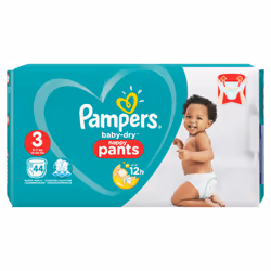 Pampers 81666637, Boy/Girl, Pant diaper, 6 kg, 11 kg, Multicolour, 12 h