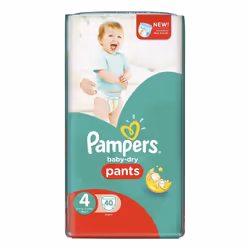 Pampers 4015400749646, Boy/Girl, 8 kg, 15 kg, Green, Red, 12 h, 40 pc(s)