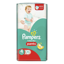 Pampers 4015400749646 disposable diaper Boy/Girl 4 40 pc(s)