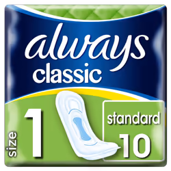Always Classic Standard Pads Size 1 - 10 Pads
