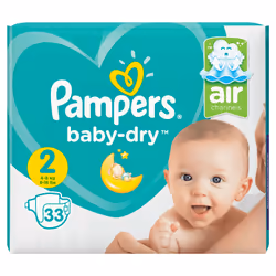 Pampers 81663639, Boy/Girl, Tape diaper, 4 kg, 8 kg, Multicolour, Velcro