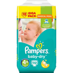 Pampers 4015400834168 disposable diaper Boy/Girl 4+ 112 pc(s)