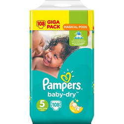 Pampers 4015400834410 disposable diaper Boy/Girl 5 108 pc(s)