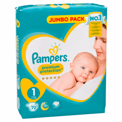 Pampers 81665621 disposable diaper Boy/Girl 1 72 pc(s)