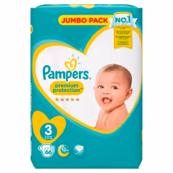Pampers 81665636, Boy/Girl, Tape diaper, 6 kg, 10 kg, Multicolour, Velcro